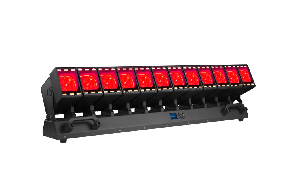 Wall wash light:12x60w LED beam, each led Tilt individually